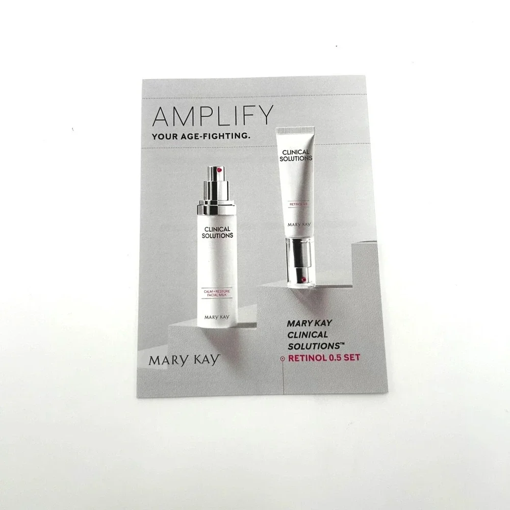 Mary Kay Clinical Solutions Set Retinol 0.5 & Calm Restore Facial Milk NIB